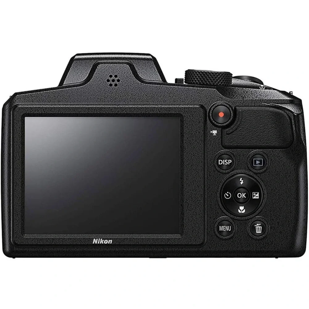 Nikon Black Digital Camera with Large Zoom Lens
